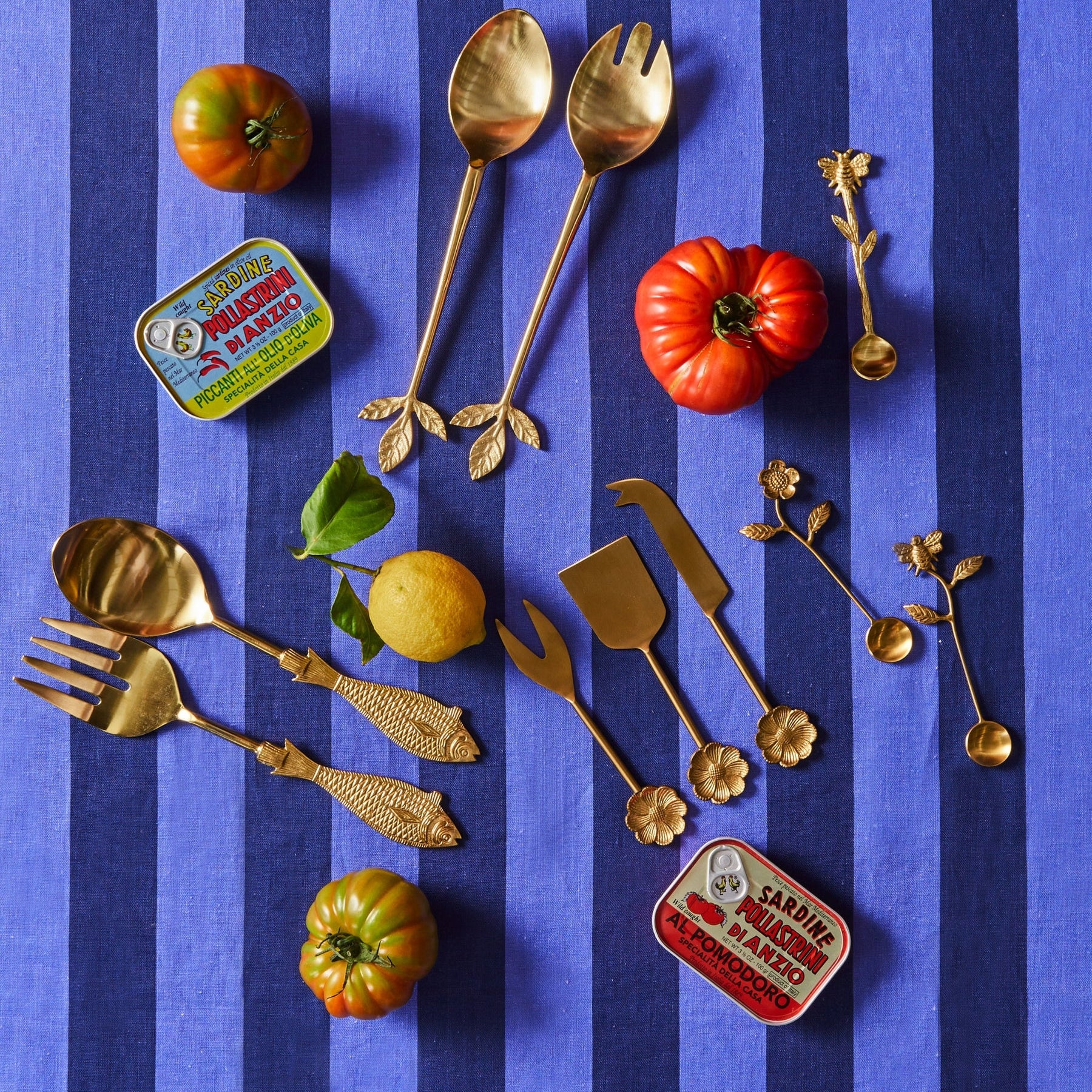 Salad Servers - Leaves