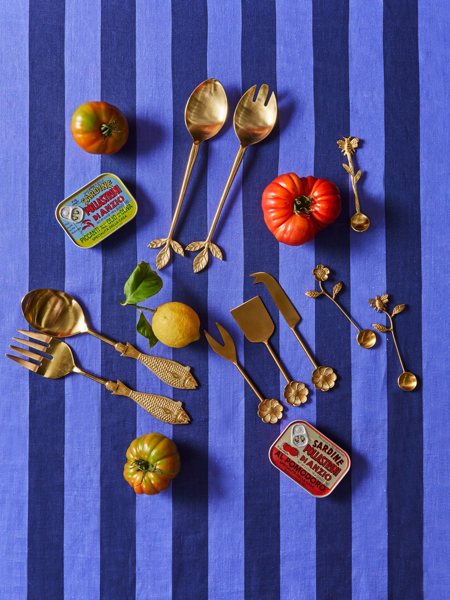 Salad Servers - Leaves