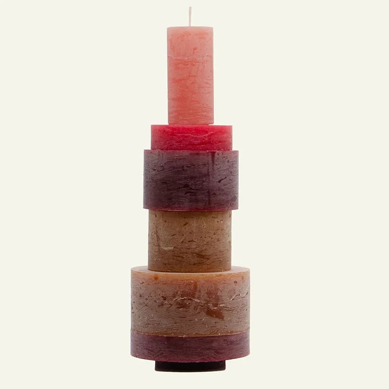 Candl Stack 06 - Burgundy
