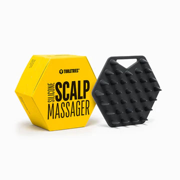 The Scalp Massager/Scrubber- Charcoal