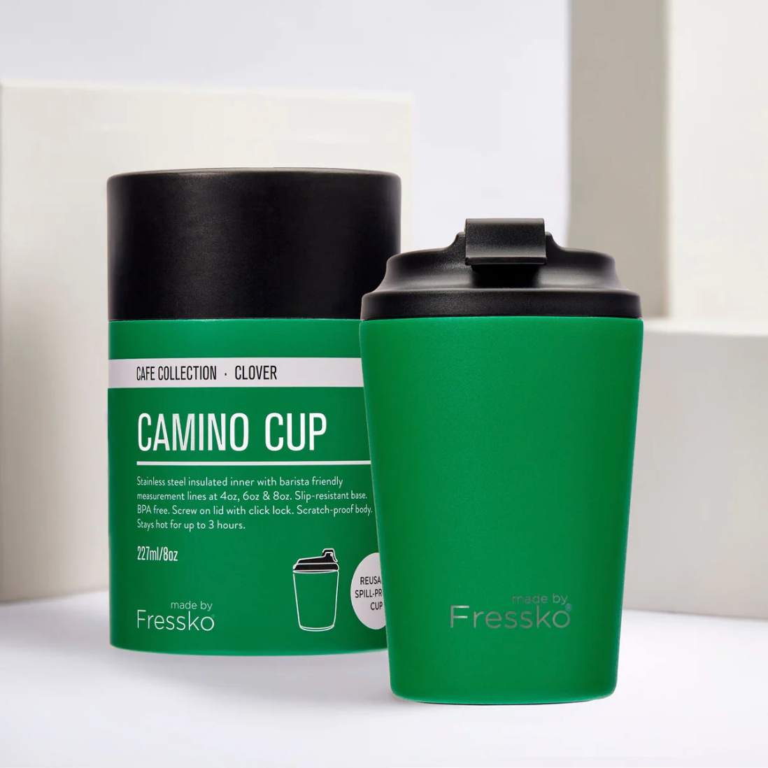 12oz Camino Reusable Cup - Clover