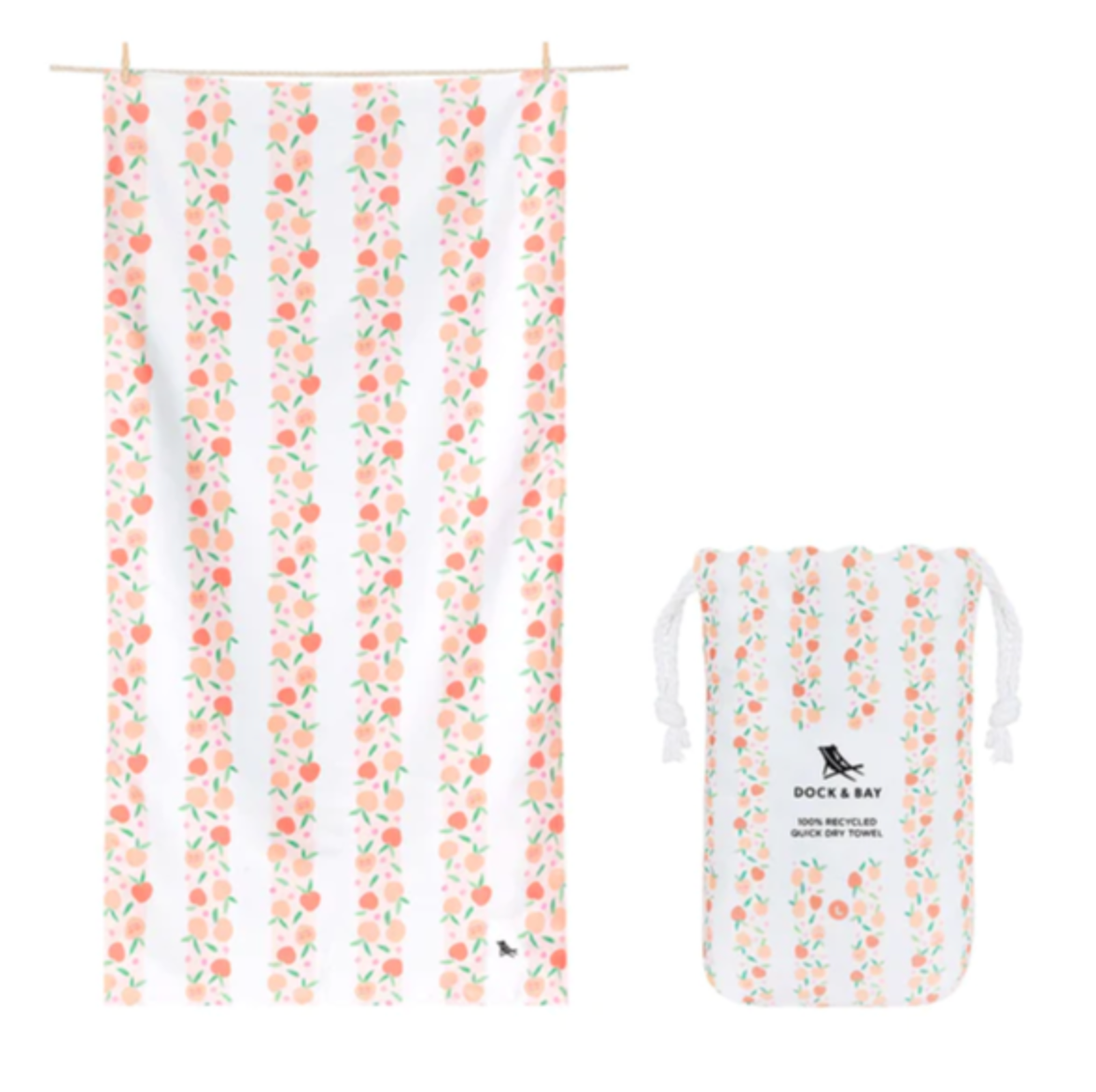 Beach Towel Kids M - Peach Party