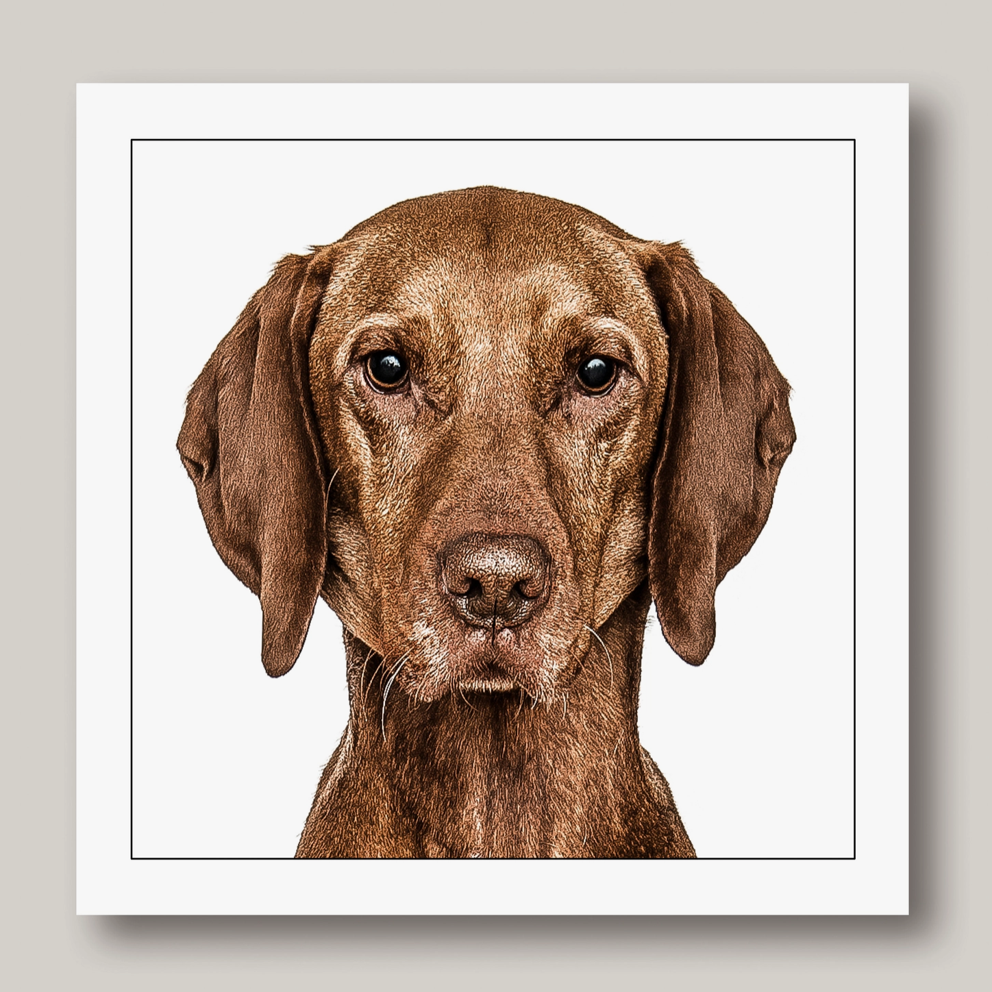 Vizsla Dog Card