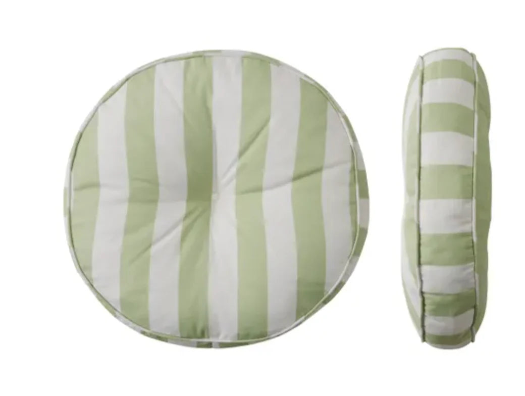 Strisce Alfresco Cushion 40cm Matcha