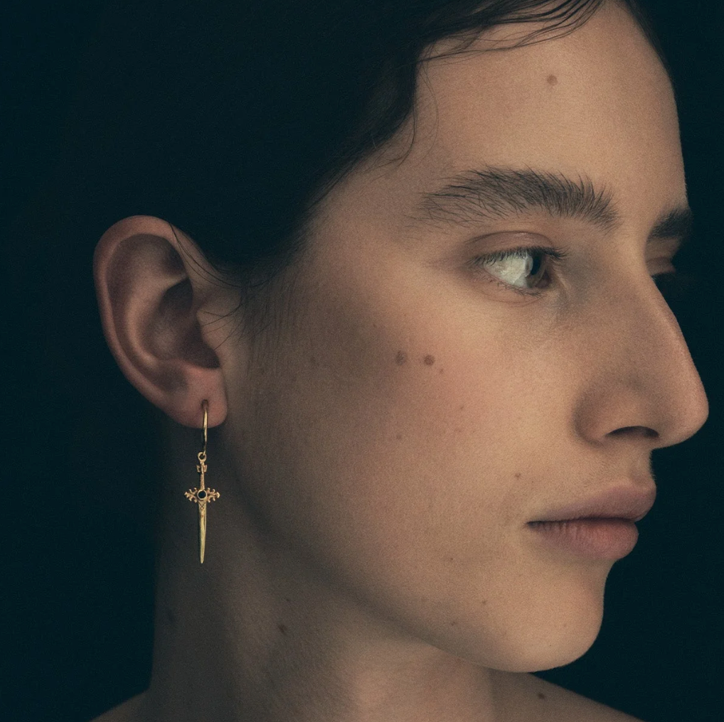 Themis Earrings Gold Vermeil