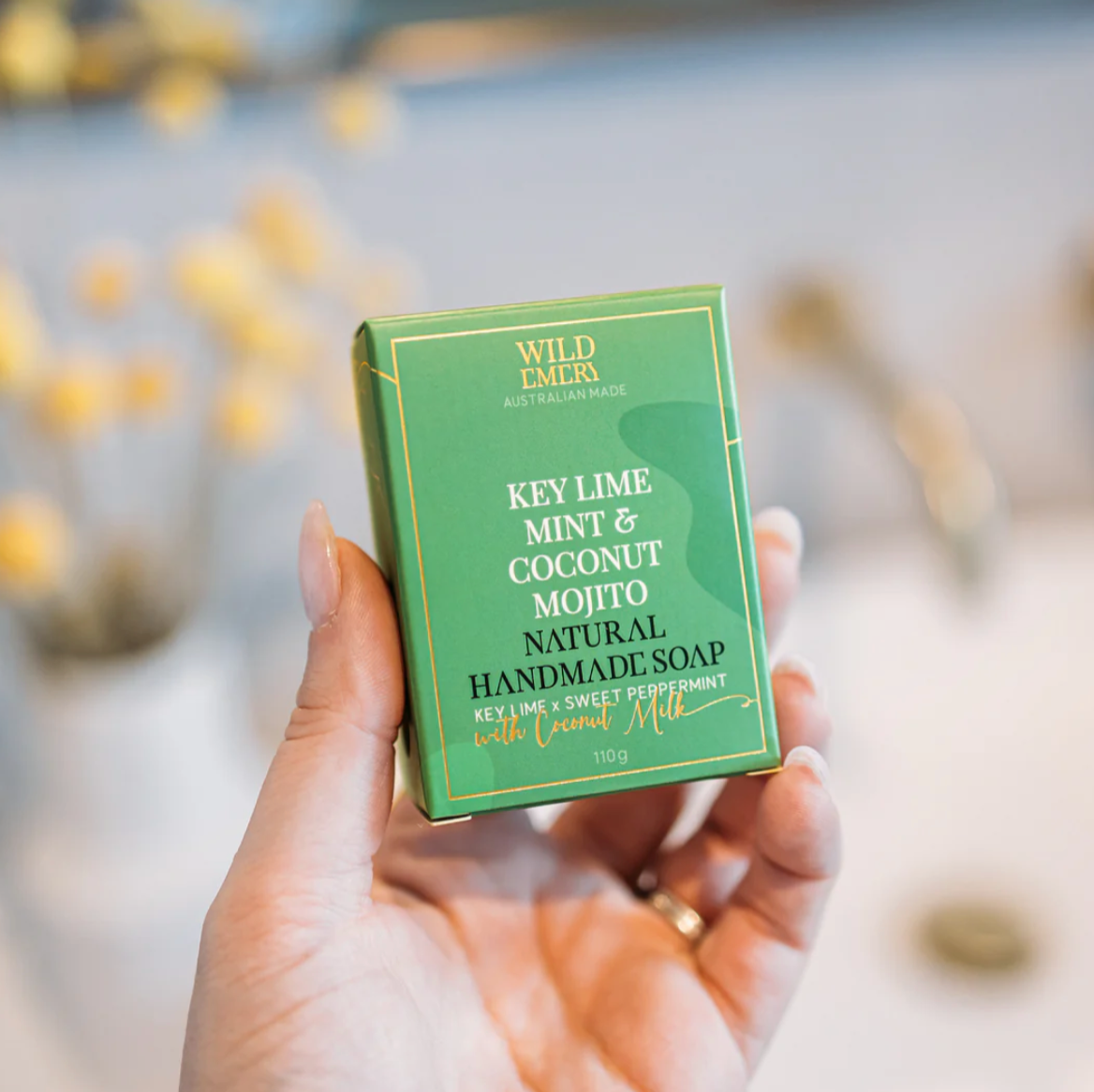 Natural Handmade Soap - Key Lime & Coconut Mojito