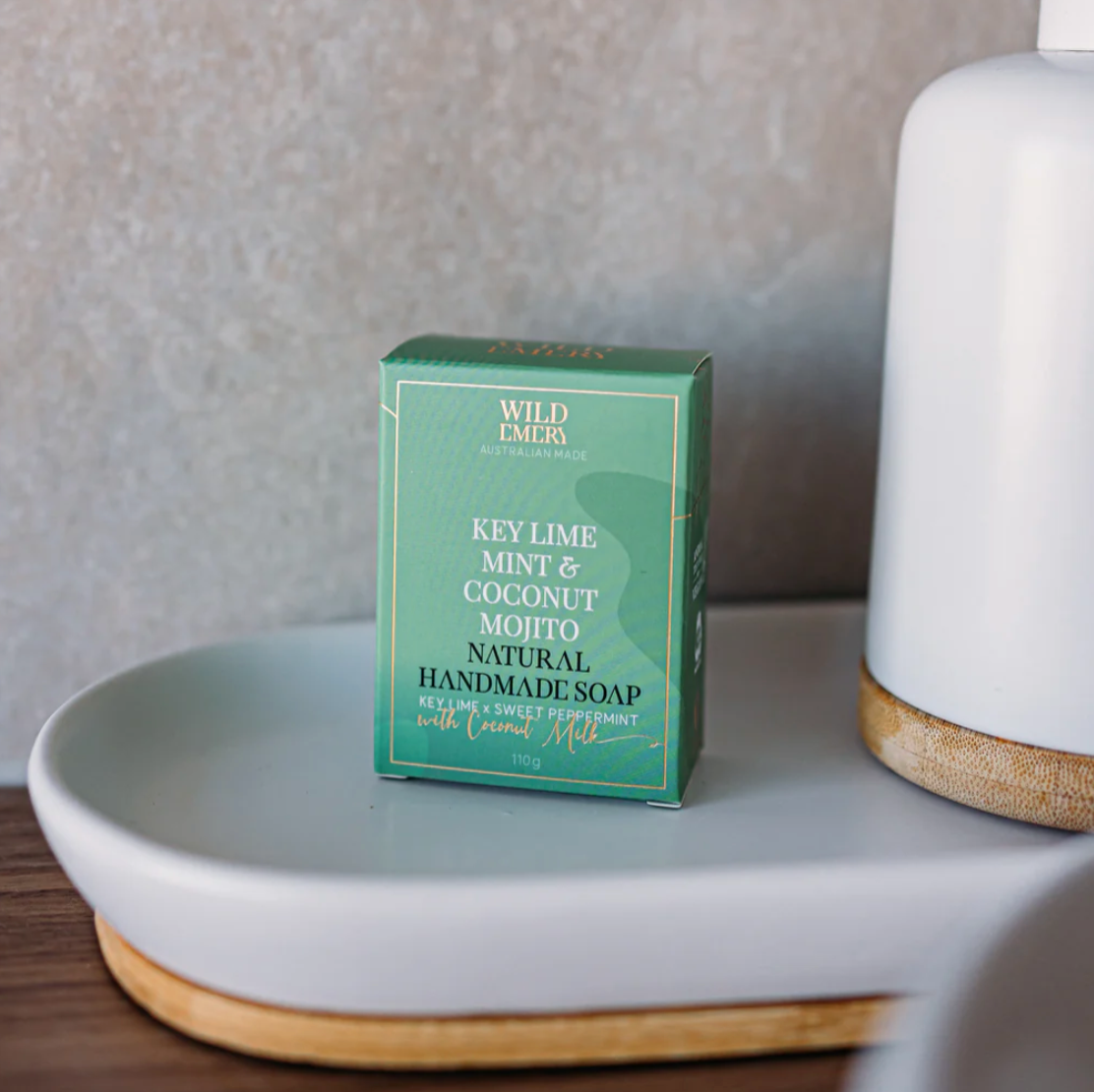 Natural Handmade Soap - Key Lime & Coconut Mojito