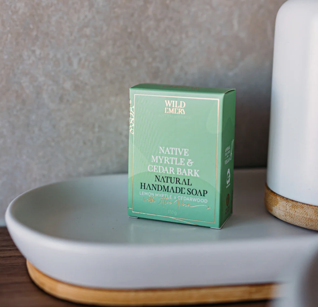 Natural Handmade Soap - Native Myrtle & Cedar Bark