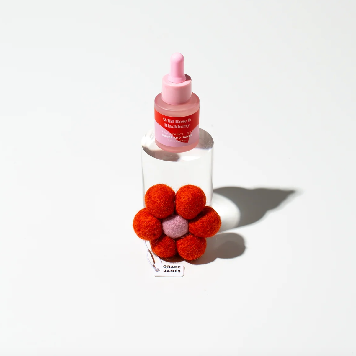 Wild Rose & Blackberry - Felt Air Freshener