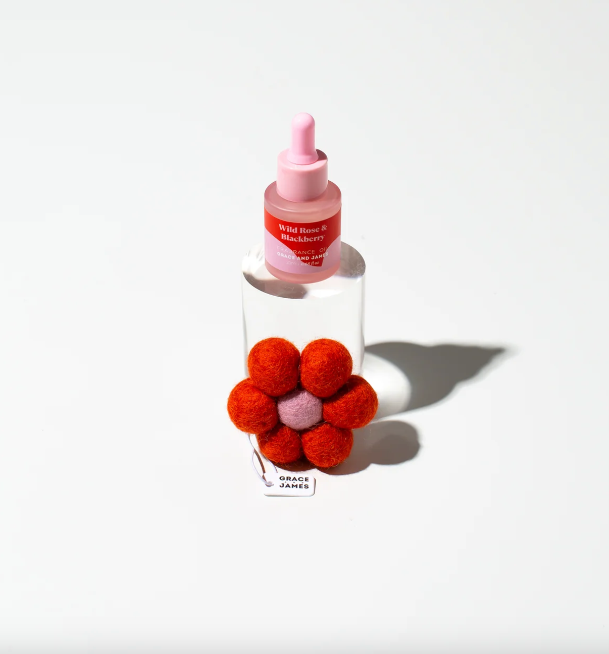 Wild Rose & Blackberry - Felt Air Freshener