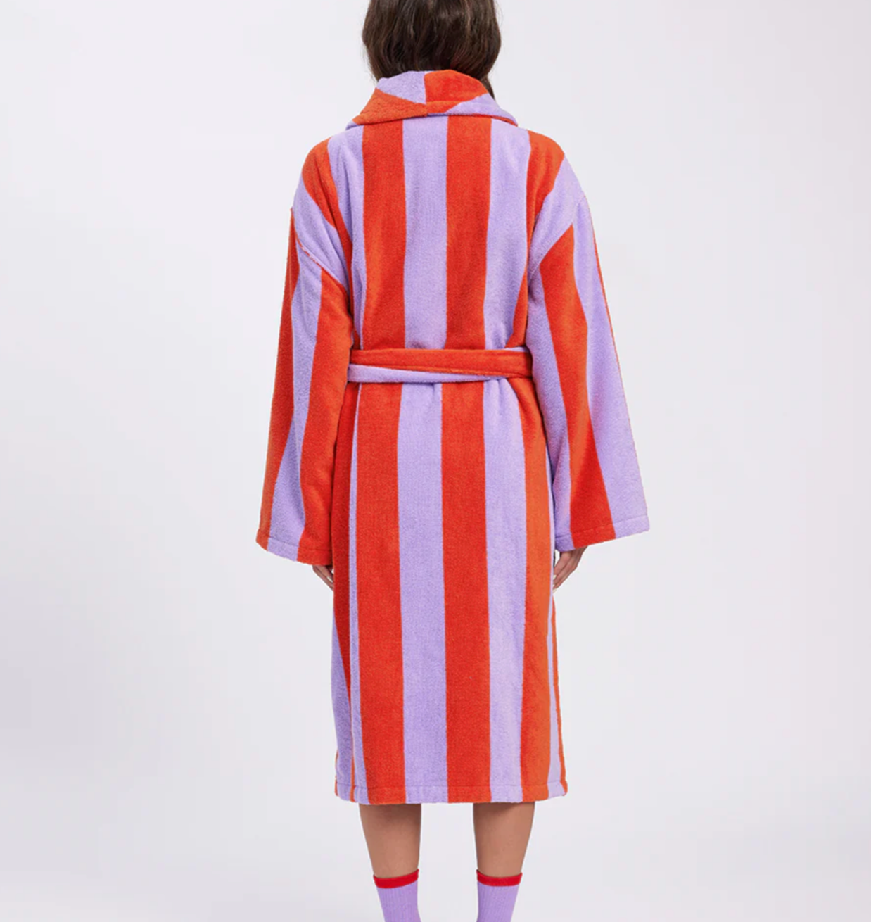 Robe - Grapefruit Stripes