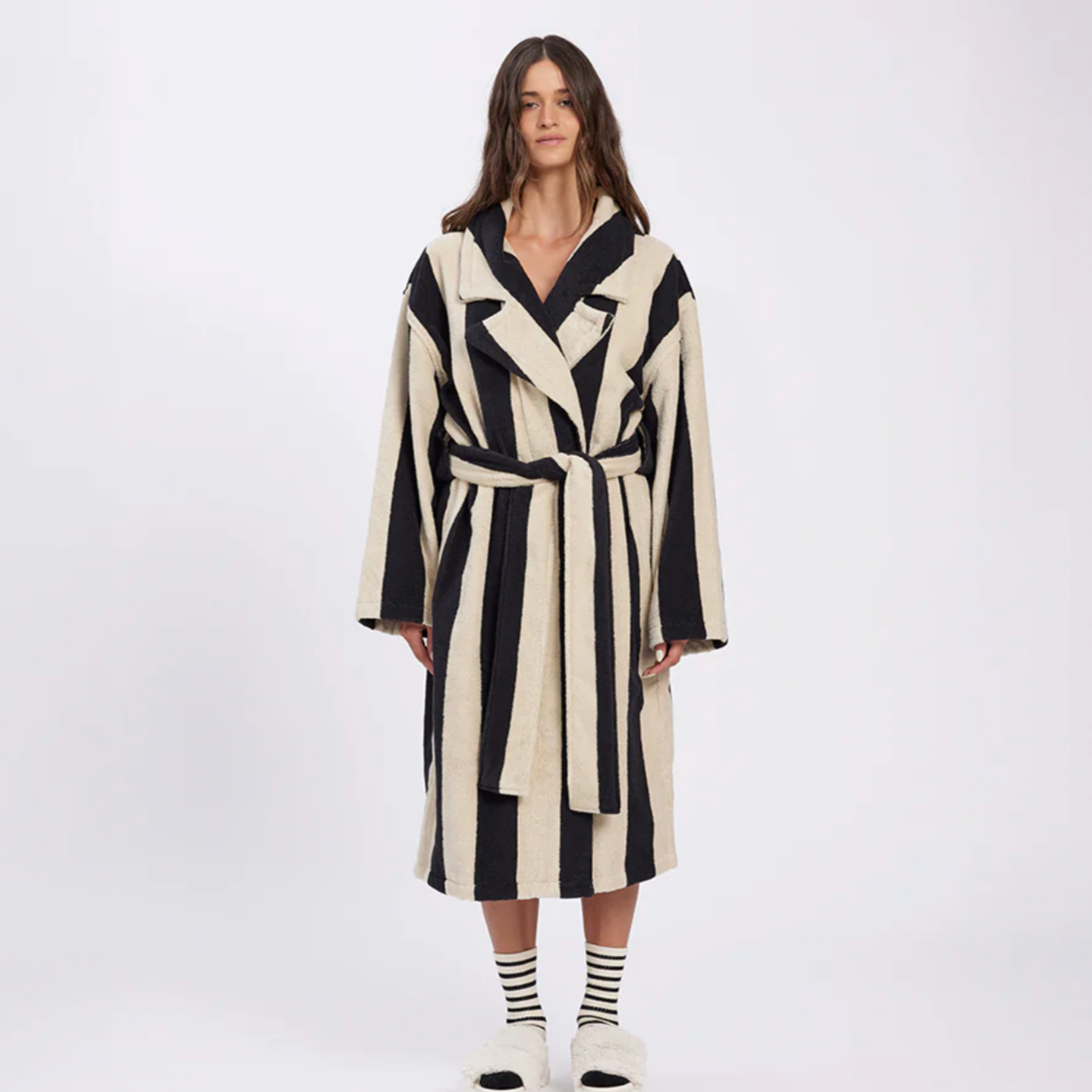 Robe - Vanilla Bean Stripes