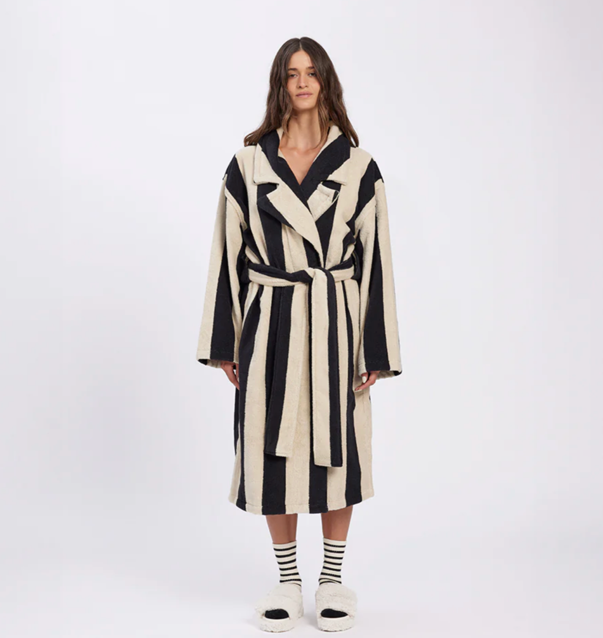 Robe - Vanilla Bean Stripes