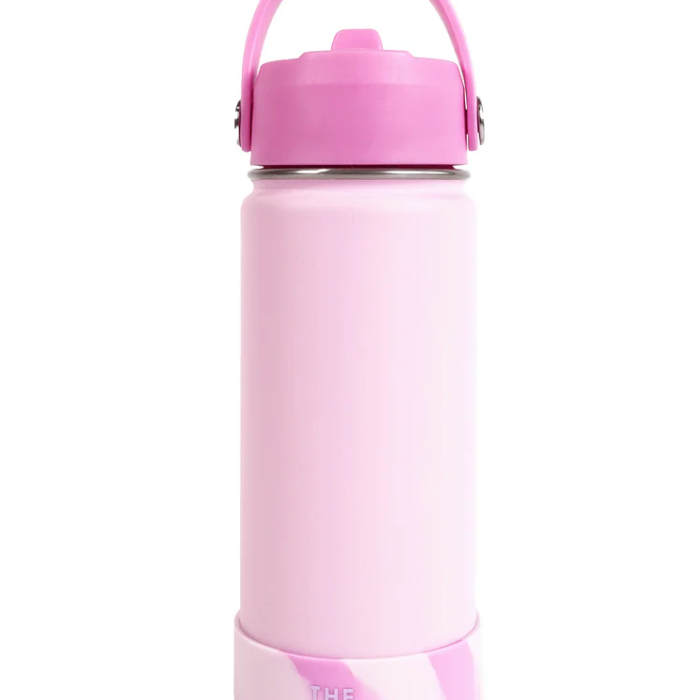 Light Pink Swirl Water Bottle