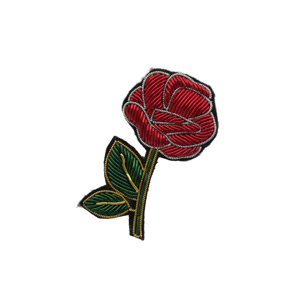 Red Rose Brooch