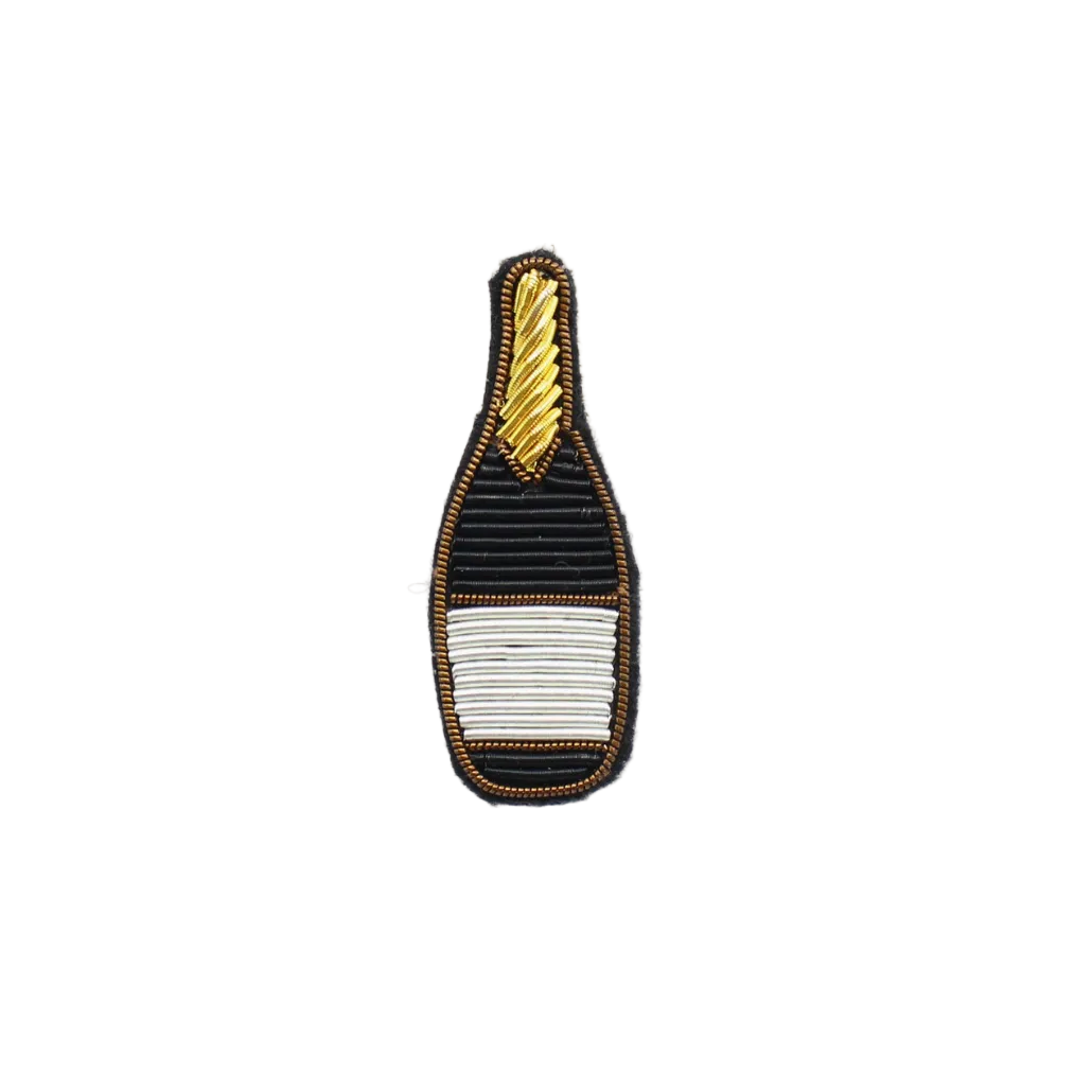 Champagne Bottle Brooch