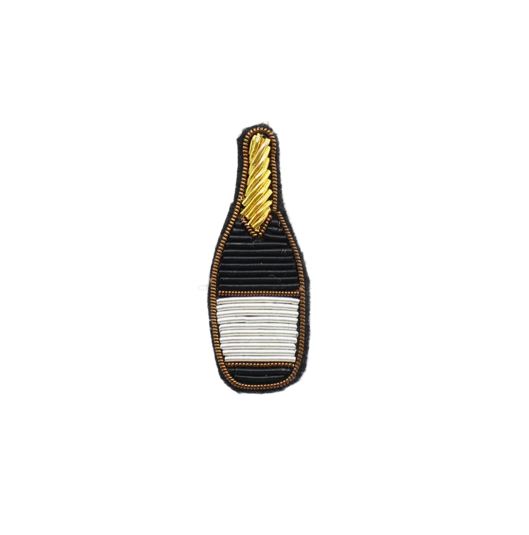 Champagne Bottle Brooch