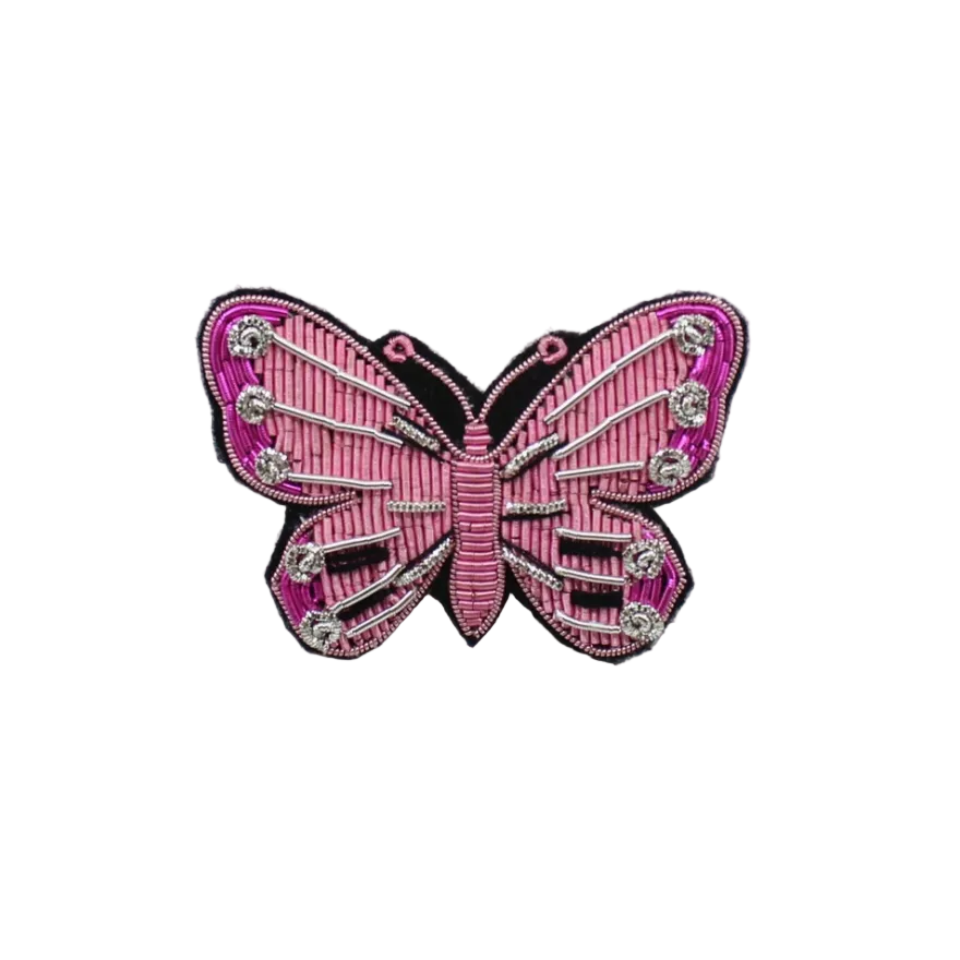 Pink Butterfly Brooch