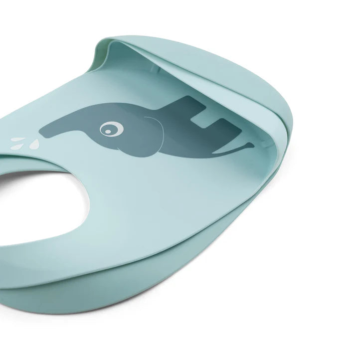 Silicone Bibs - 2 set - Elphee Blue