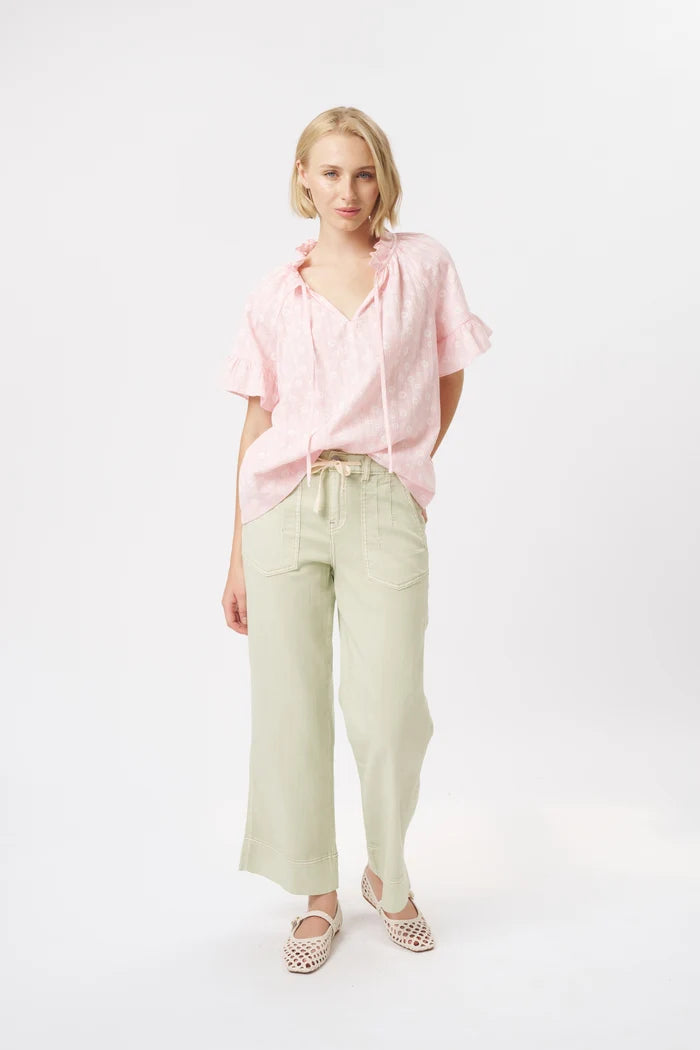 Sofia Pant - Pistachio Green