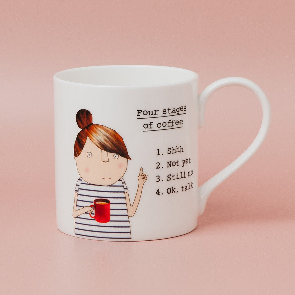 China Mug - Stages of Coffee
