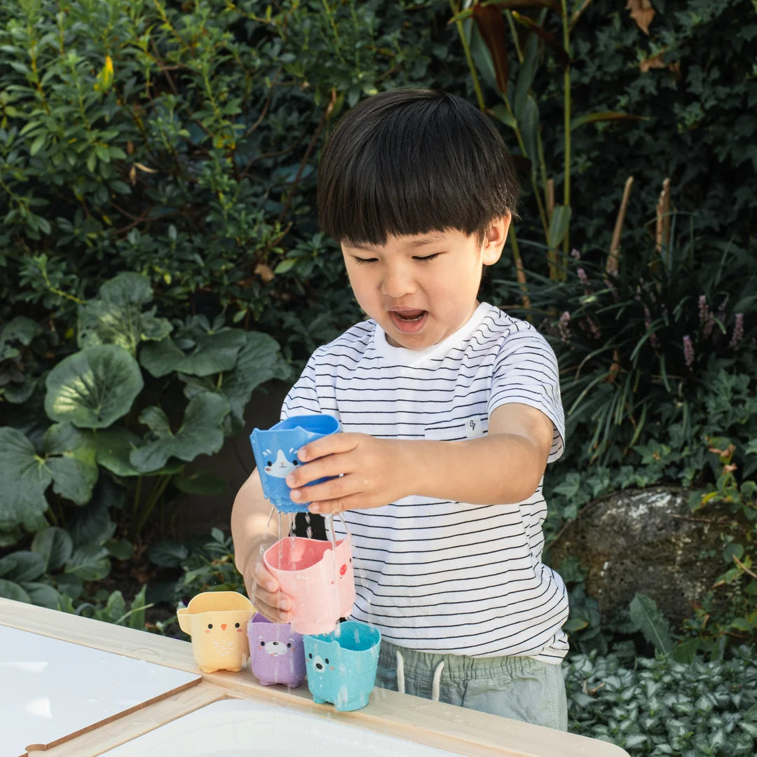 Pour & Play - animal Cups