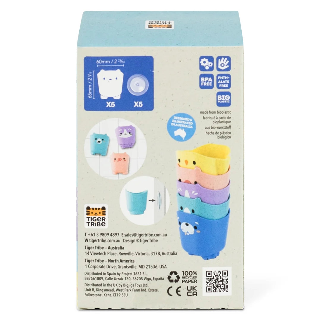 Pour & Play - animal Cups