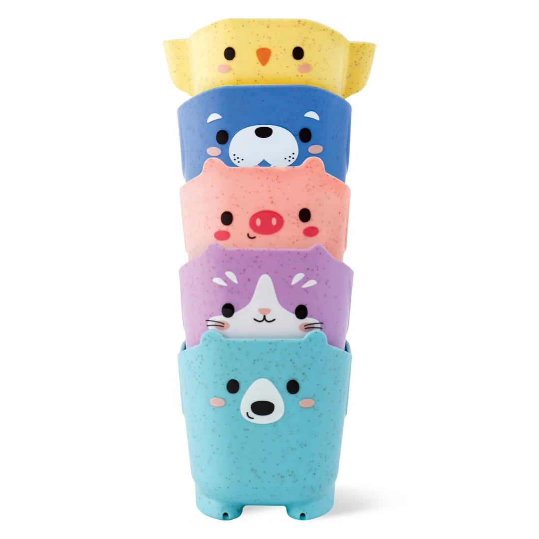 Pour & Play - animal Cups