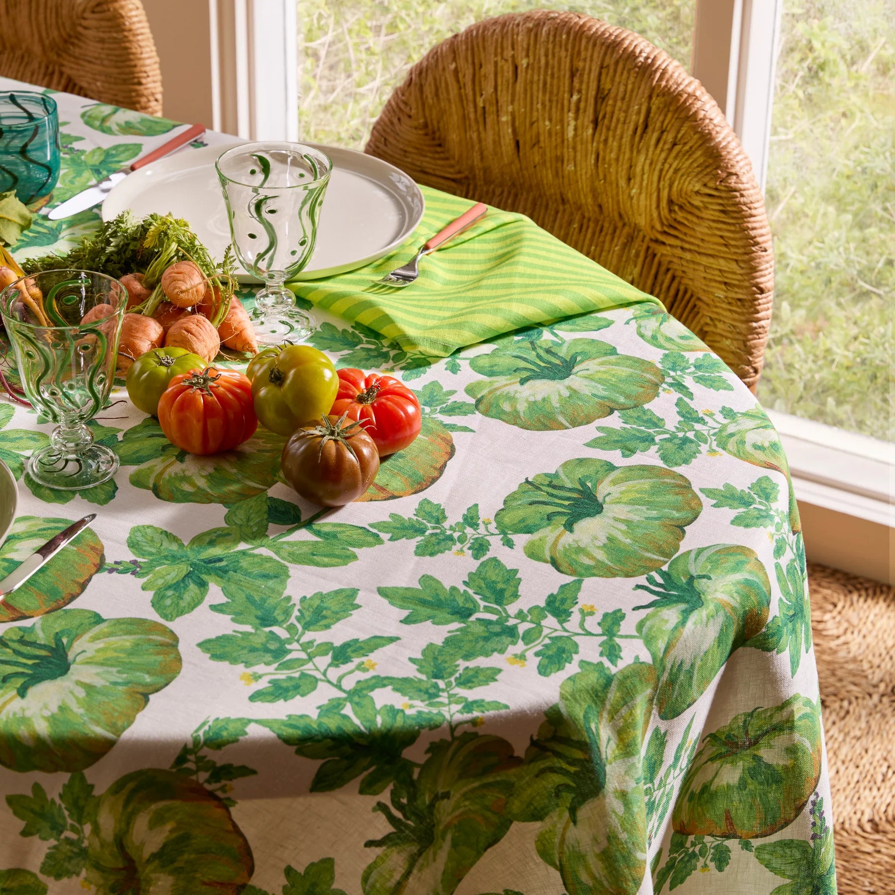 Tablecloth - Heirloom Green - Round