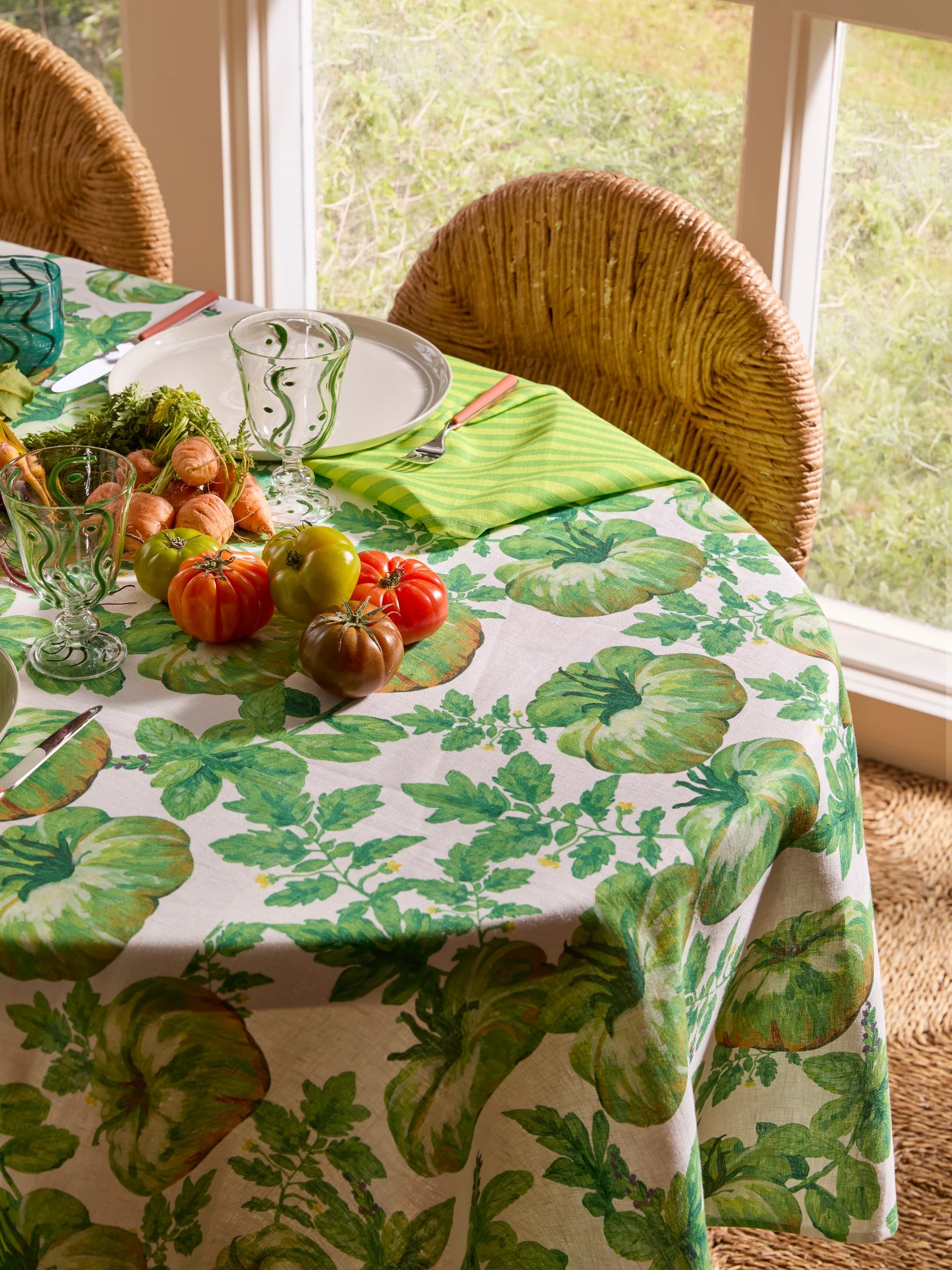 Tablecloth - Heirloom Green - Round