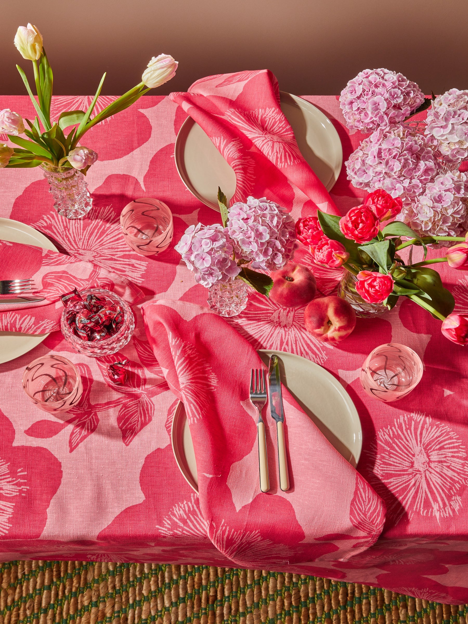 Tablecloth - Jardin Pink - Medium