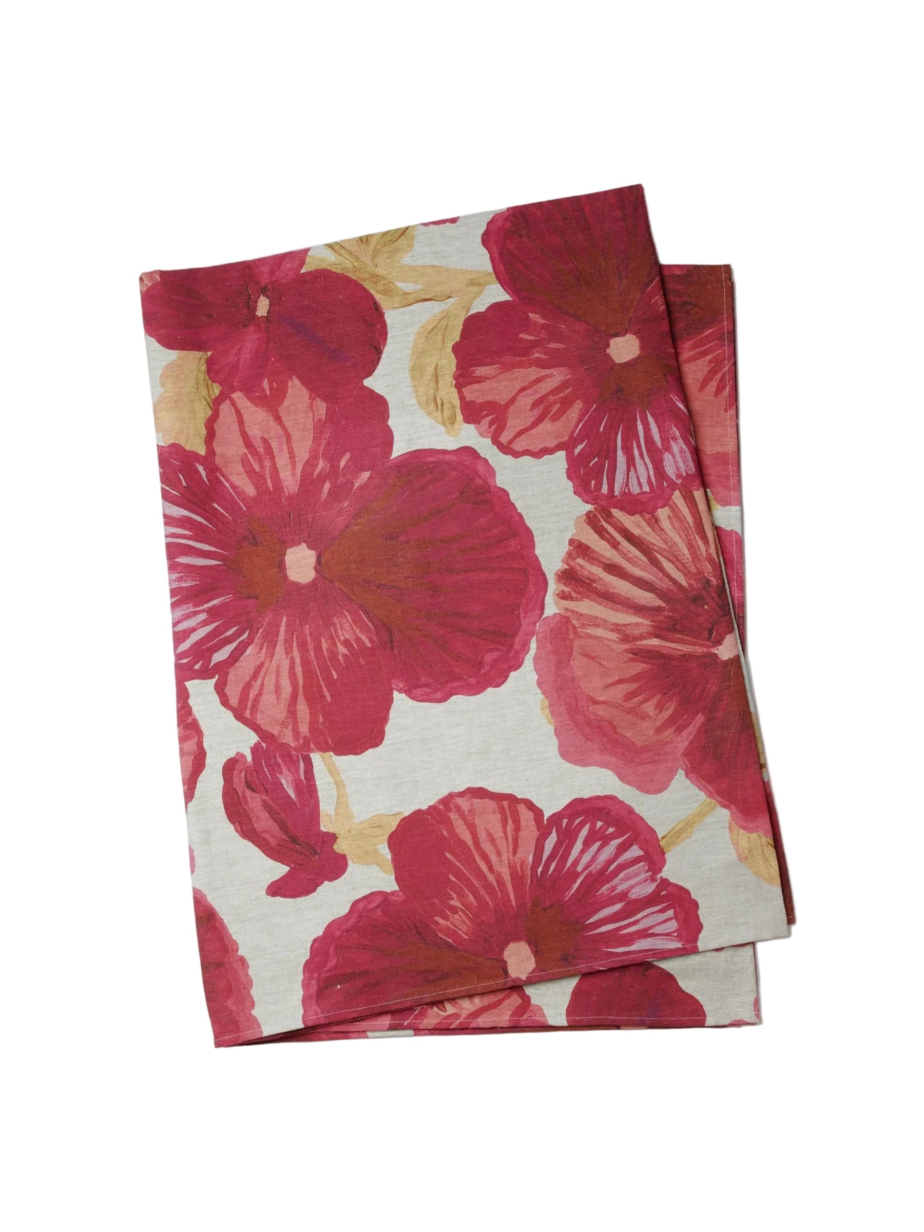 Wild Pansy Pink Tablecloth - Medium