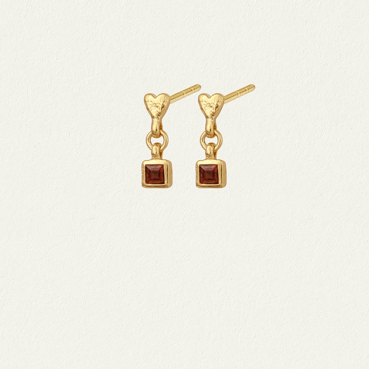 Eros Drop Studs - Gold Vermeil