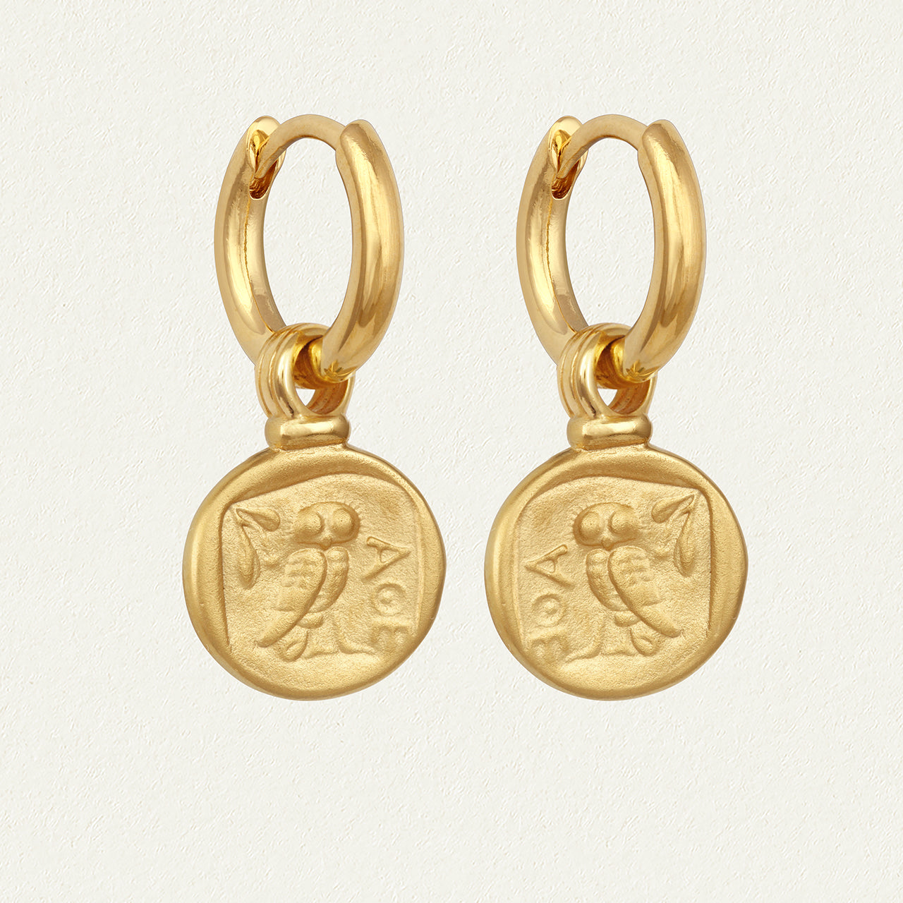 Palas Drop Earrings - Gold Vermeil