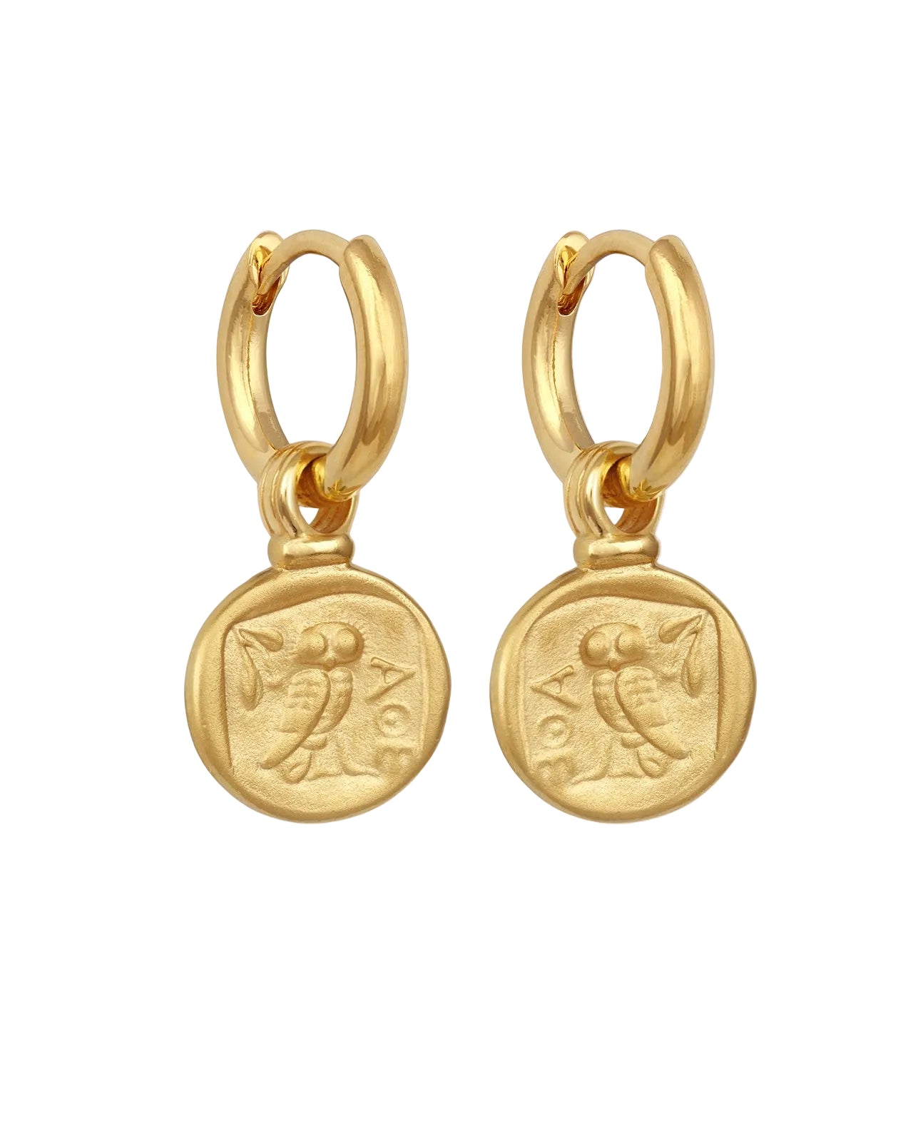 Palas Drop Earrings - Gold Vermeil