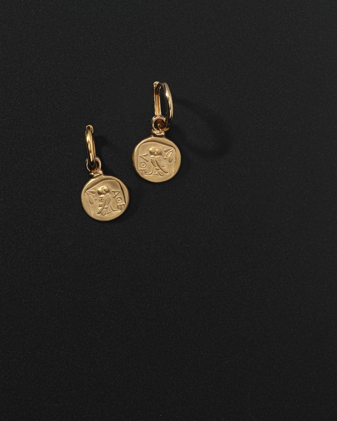 Palas Drop Earrings - Gold Vermeil
