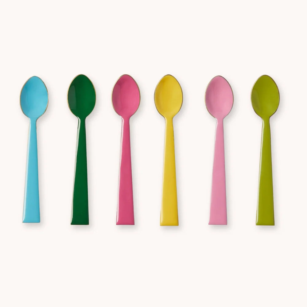 Enamel Teaspoon Set - Multi