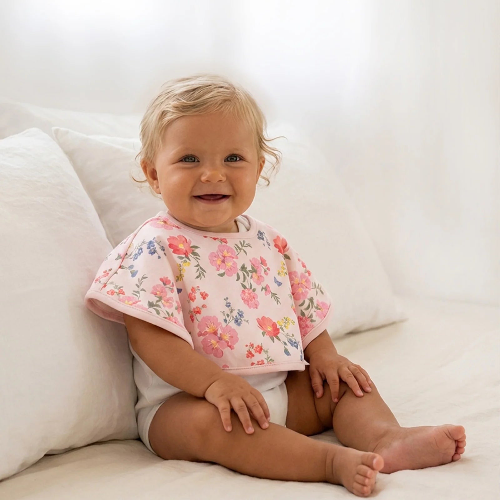 Baby Burp Cloth - Arcadia Wild Garden
