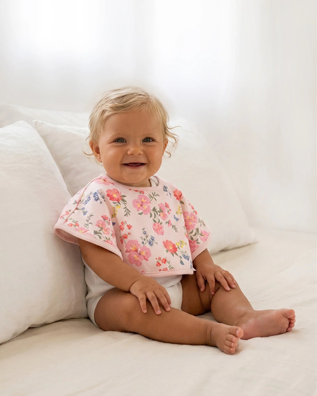 Baby Burp Cloth - Arcadia Wild Garden