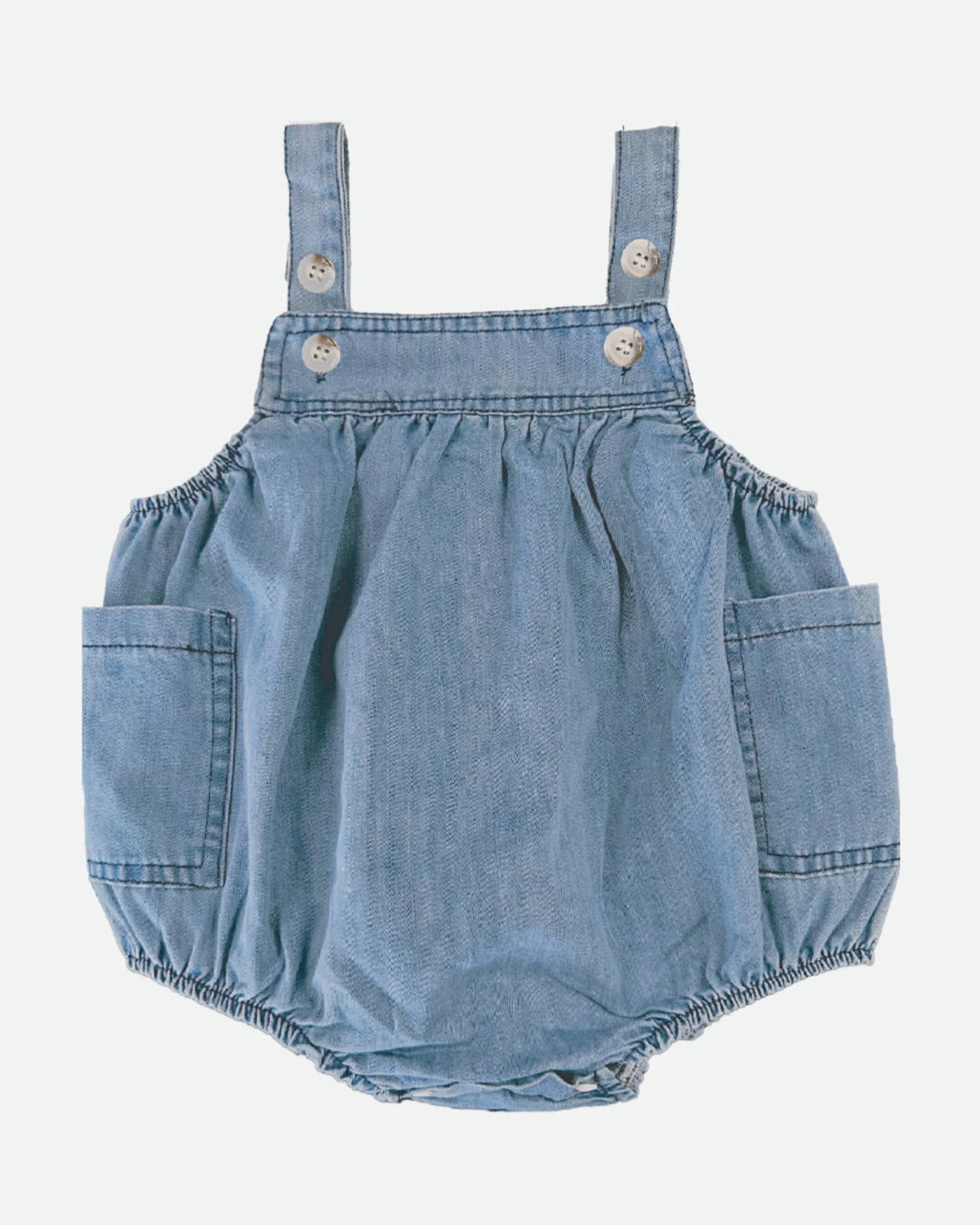 Baby Romper - Bubble Denim