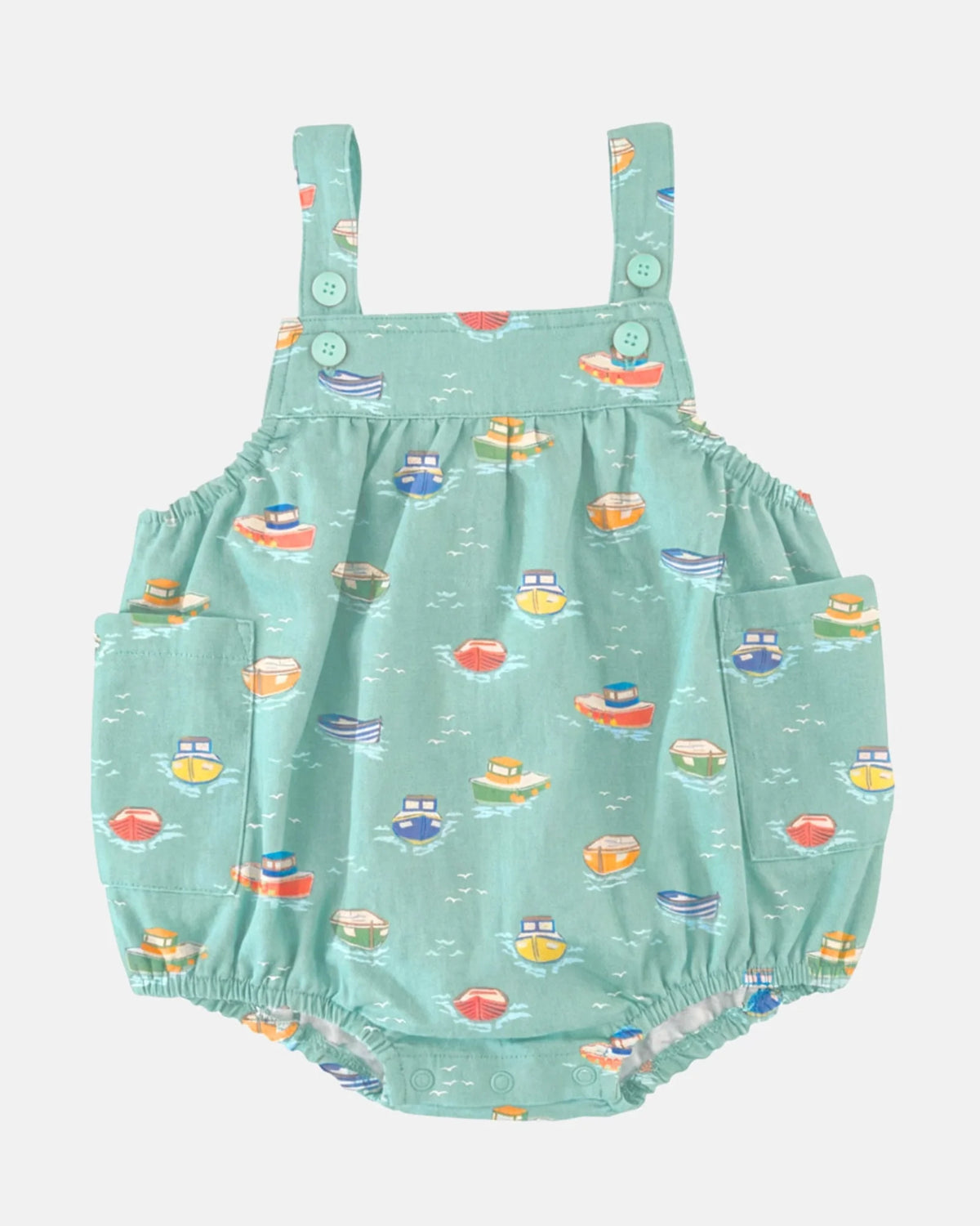 Baby Romper - Bubble Tugboat