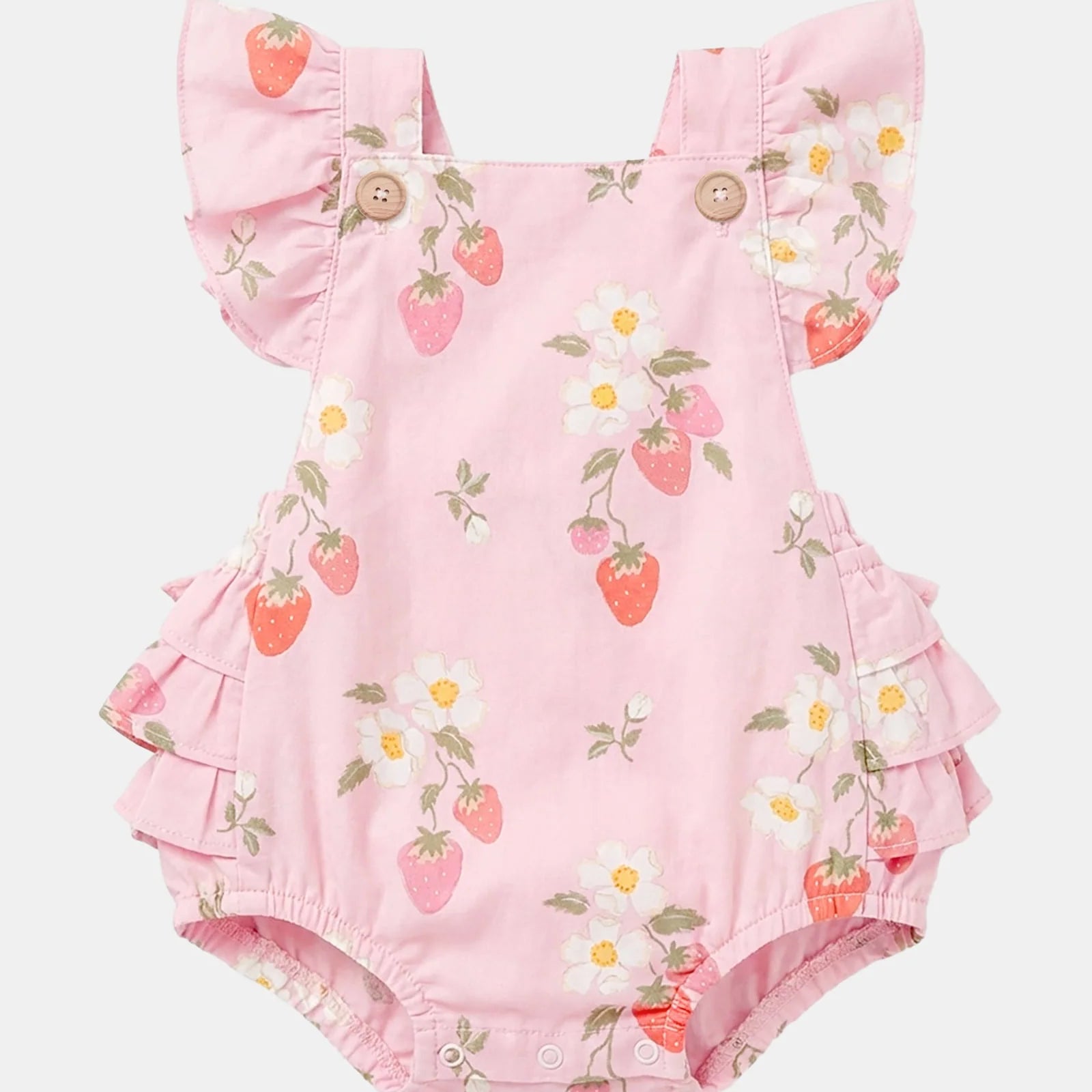 Baby Romper - Strawberry Fields