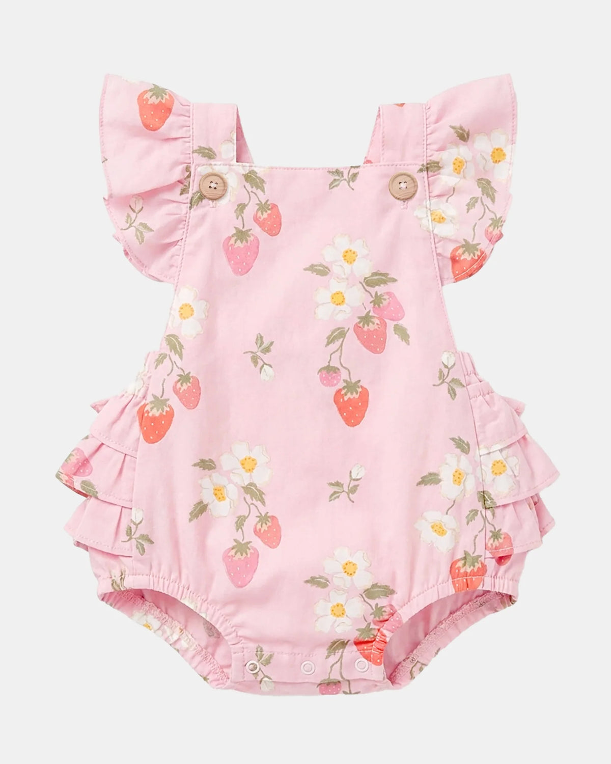 Baby Romper - Strawberry Fields