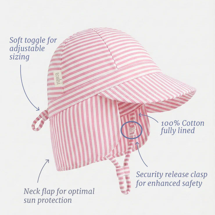 Flap Cap Mini - Blossom