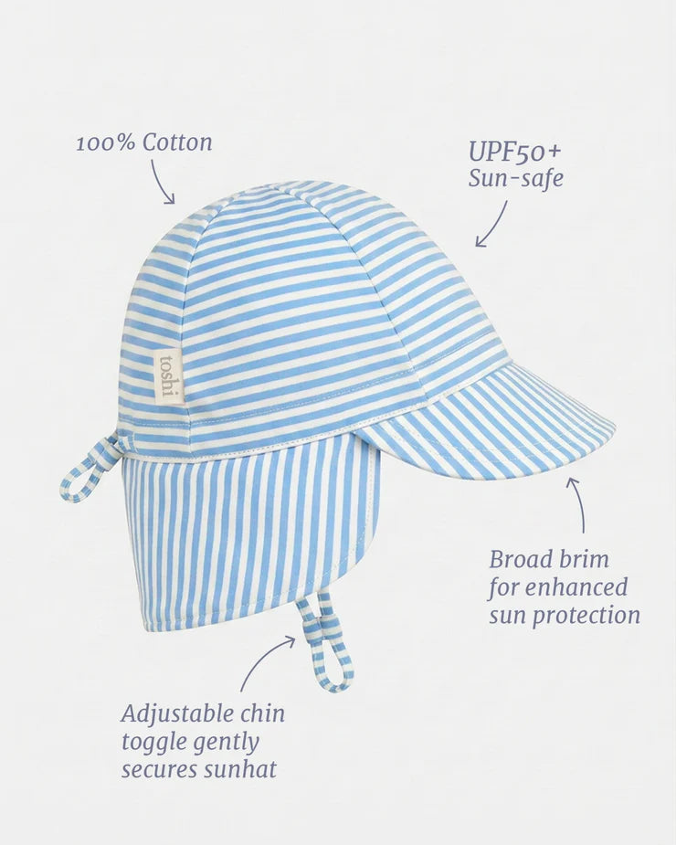 Flap Cap Mini - Sea