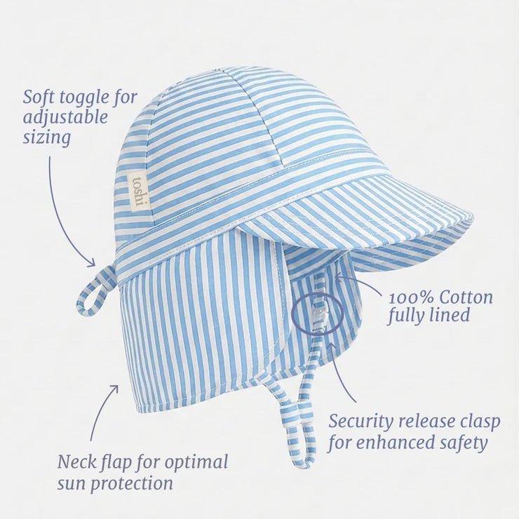 Flap Cap Mini - Sea