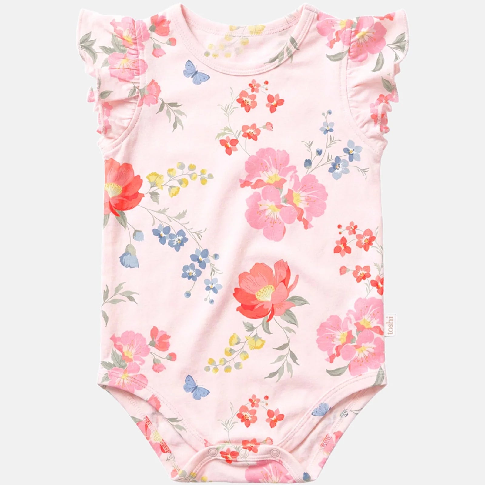 Toshi Onesie S/S Frill Arcadia Wild Garden