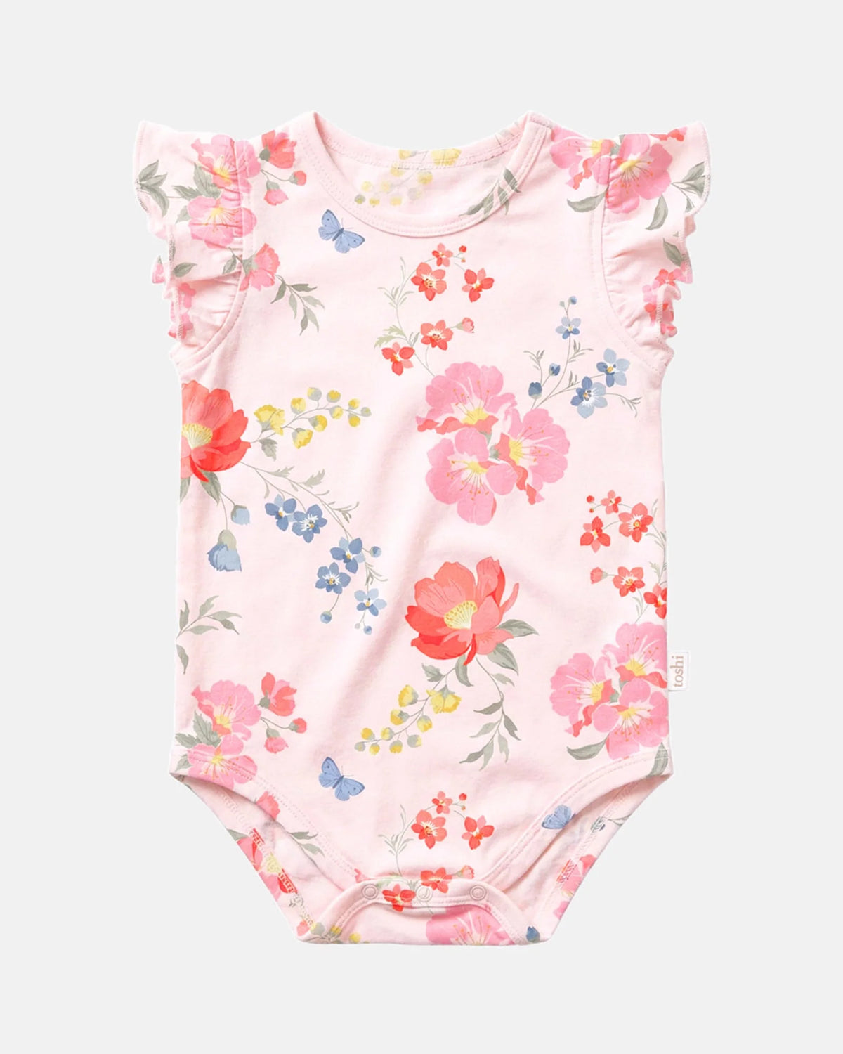 Toshi Onesie S/S Frill Arcadia Wild Garden
