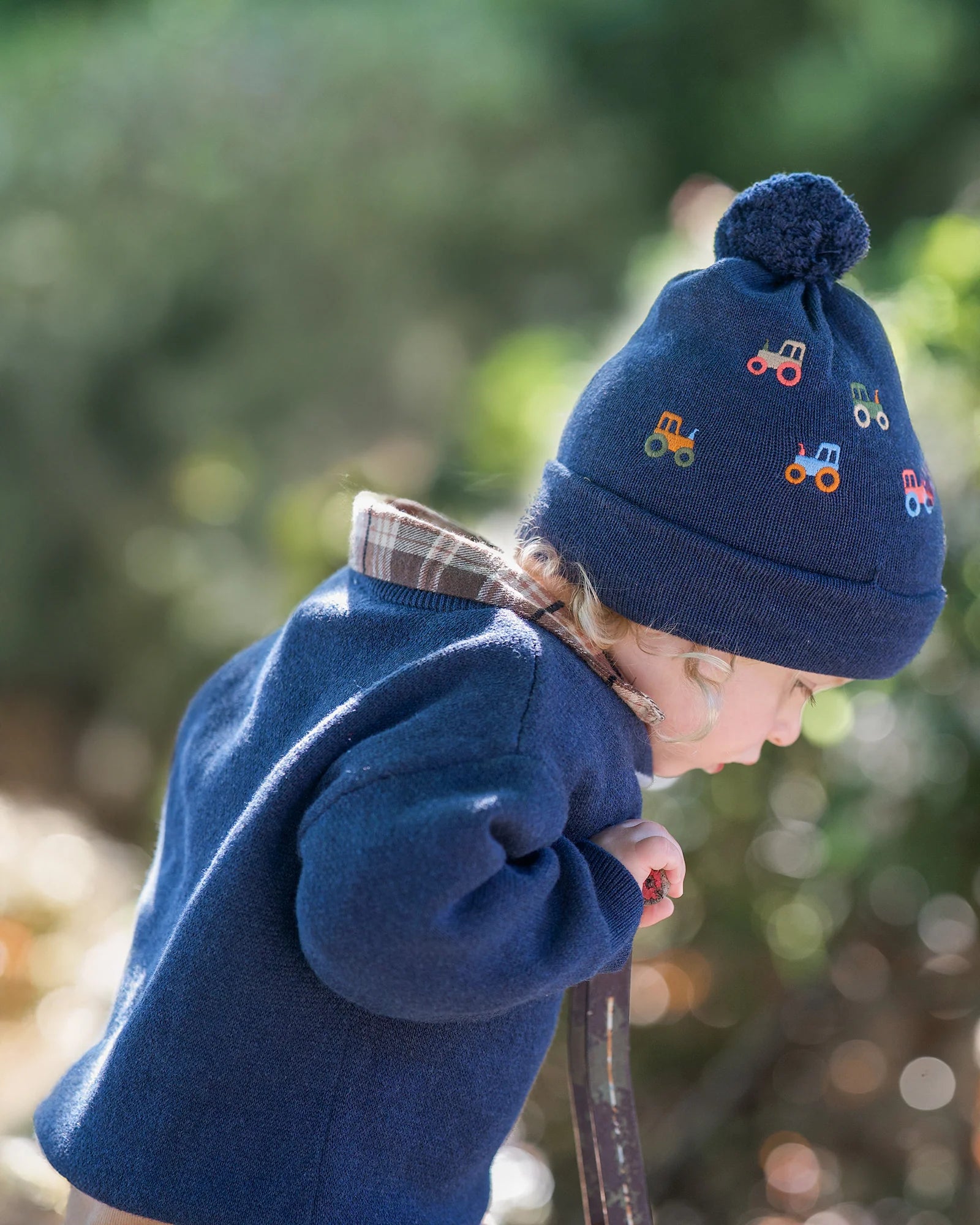 Organic Beanie Mystical / Tiny Tractors