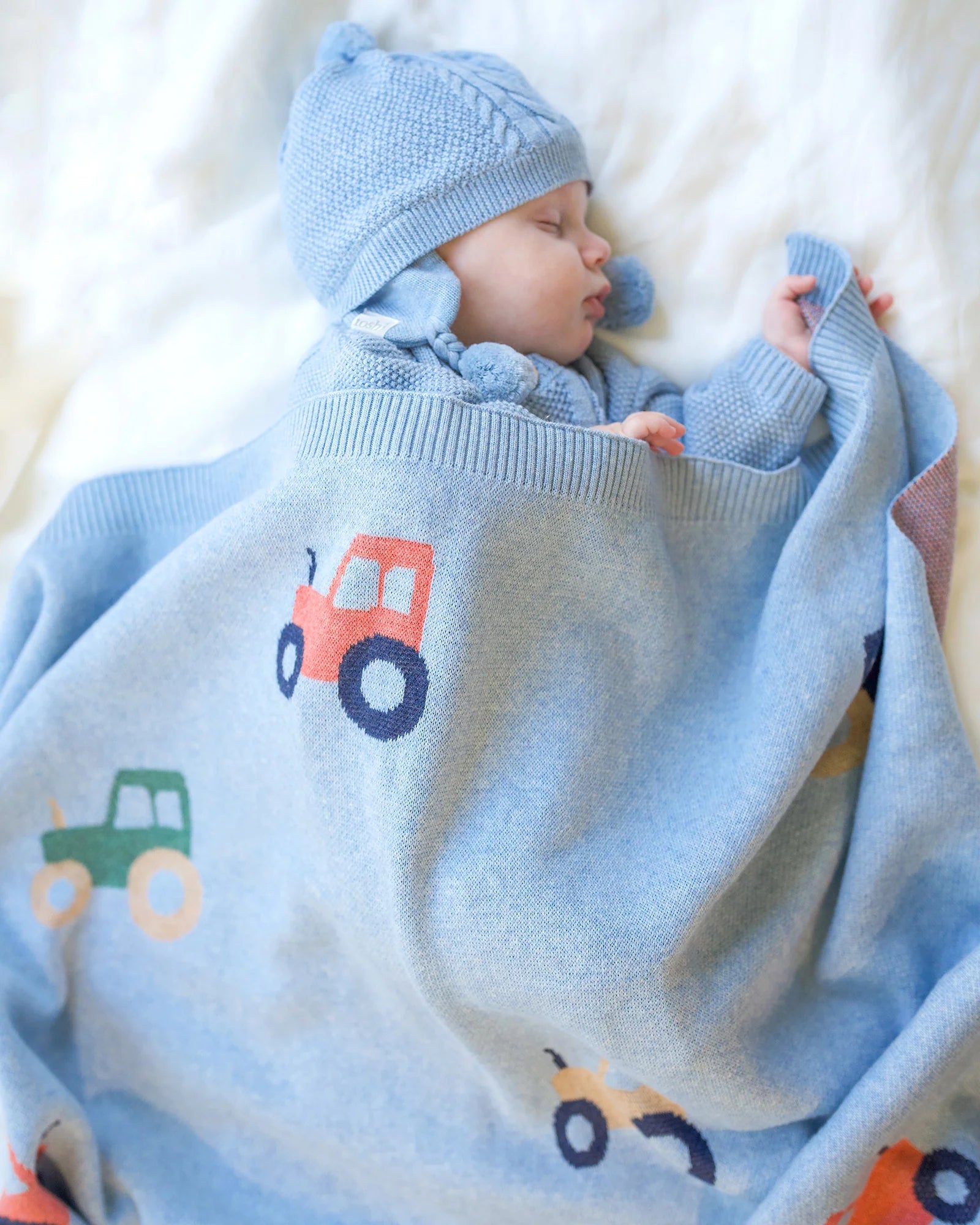 Organic Blanket Mystical / Tiny Tractors